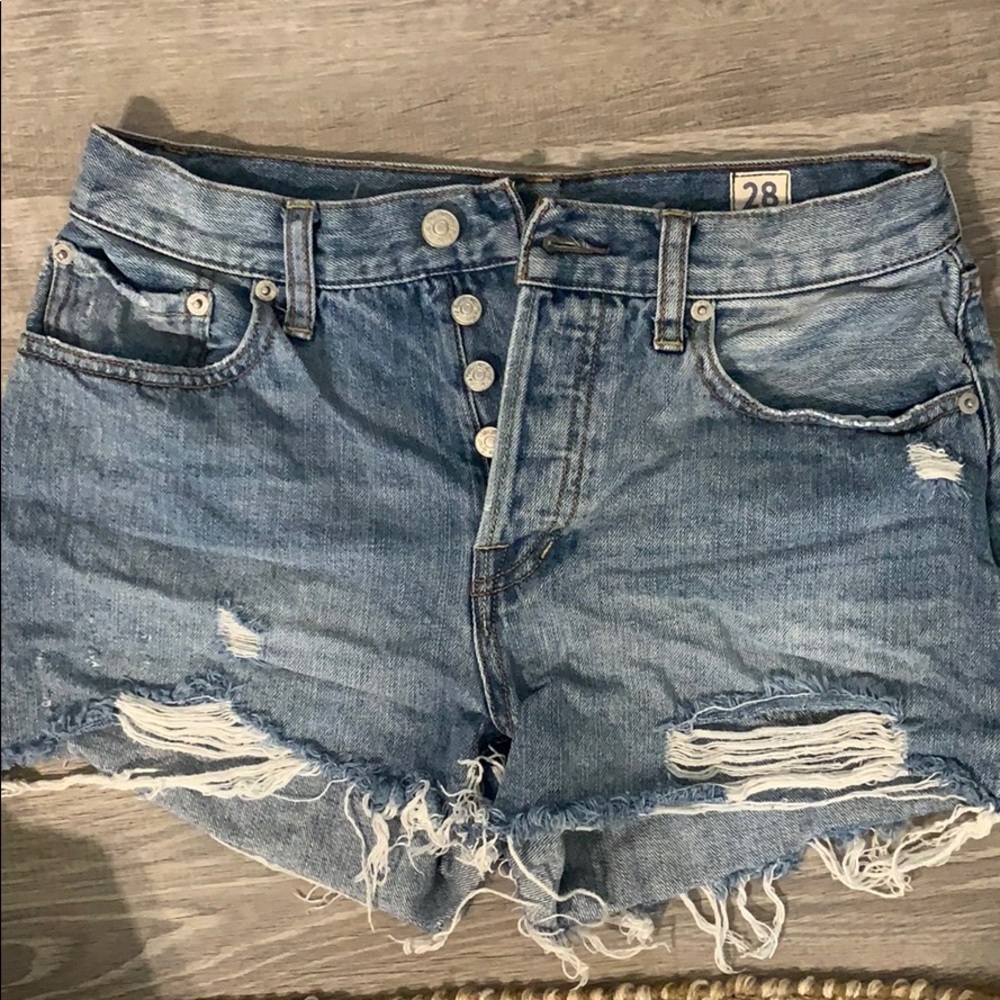 Denim shorts